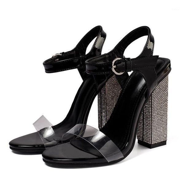 large size sandals women's european and american thick heel single shoes one word buckle high heel sandals solid color women's s1, Black
large size sandals women's european and american thick heel single shoes one word buckle high heel sandals solid color women's s1, Black