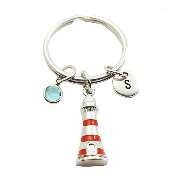 keychains red lighthouse creative initial letter birthstone keyring fashion jewelry women gifts accessories pendant1, Silver
keychains red lighthouse creative initial letter birthstone keyring fashion jewelry women gifts accessories pendant1, Silver