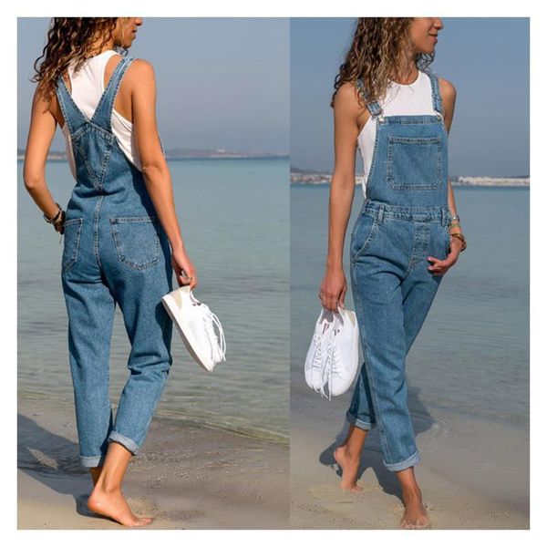 fashion women ladies baggy denim cross border special jeans bib full length overall solid loose causal jumpsuit suspender, Blue
fashion women ladies baggy denim cross border special jeans bib full length overall solid loose causal jumpsuit suspender, Blue