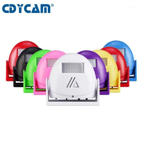 cdycam wireless door bell guest welcome chime alarm pir motion sensor for shop entry security doorbell infrared detector 7 color1
cdycam wireless door bell guest welcome chime alarm pir motion sensor for shop entry security doorbell infrared detector 7 color1