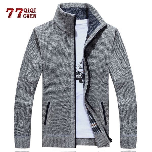 2020 winter autumn men's thick sweatercoat men solid color stand collar warm cardigan masculino plus size -3xl sweater jacket, White;black
2020 winter autumn men's thick sweatercoat men solid color stand collar warm cardigan masculino plus size -3xl sweater jacket, White;black