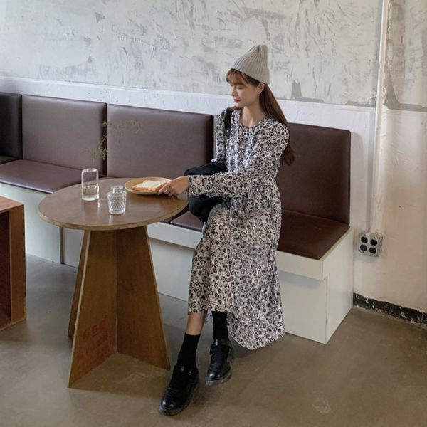 bewgw medium long korean new loose floral fragmentary sleeve show thin 2020 length dress long skirt autumn skirt 23906 aqul7, Black;gray
bewgw medium long korean new loose floral fragmentary sleeve show thin 2020 length dress long skirt autumn skirt 23906 aqul7, Black;gray