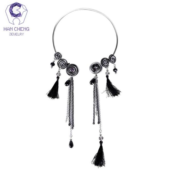 hancheng new fashion handmade tassel chain rhinestone crystal choker necklace women necklaces statement collar jewelry bijoux, Golden;silver
hancheng new fashion handmade tassel chain rhinestone crystal choker necklace women necklaces statement collar jewelry bijoux, Golden;silver