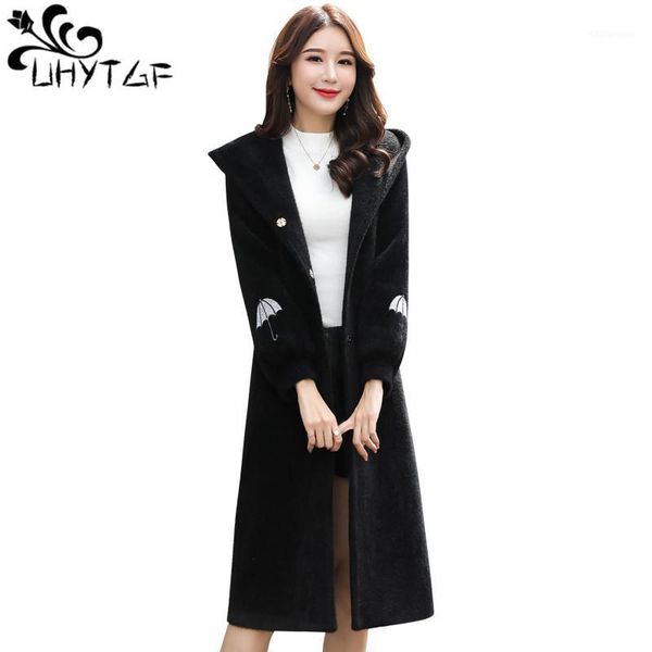 uhytgf winter jacket for women quality mink cashmere wool coat fashion embroidery casual jacket female hooded plus size coat 5591, Black
uhytgf winter jacket for women quality mink cashmere wool coat fashion embroidery casual jacket female hooded plus size coat 5591, Black