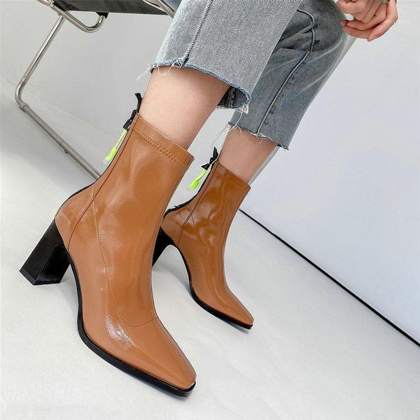 concise 2020 winter women's ankle boots platform round toe thick heels pumps wedding party shoes woman heels1, Black
concise 2020 winter women's ankle boots platform round toe thick heels pumps wedding party shoes woman heels1, Black