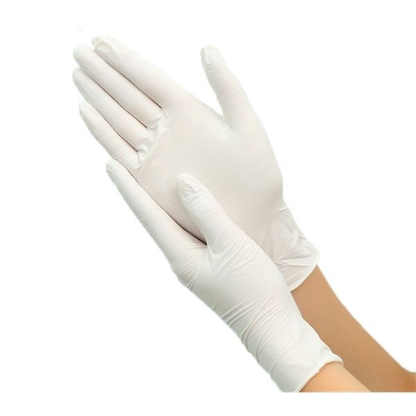 100pcs disposable white non-slip laboratory rubber latex protective gloves selling household cleaning products
100pcs disposable white non-slip laboratory rubber latex protective gloves selling household cleaning products