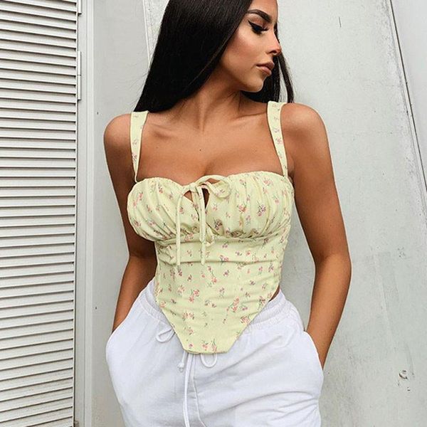 women crop camis vest summer lace up floral print short camisole womens cropped bustier tank 2021, White
women crop camis vest summer lace up floral print short camisole womens cropped bustier tank 2021, White