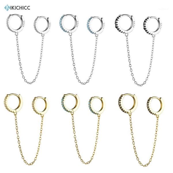 kikichicc 925 sterling silver 7mm gold chain circle hoops round women crystal black zircon cz women luxury jewelry1, Golden;silver
kikichicc 925 sterling silver 7mm gold chain circle hoops round women crystal black zircon cz women luxury jewelry1, Golden;silver