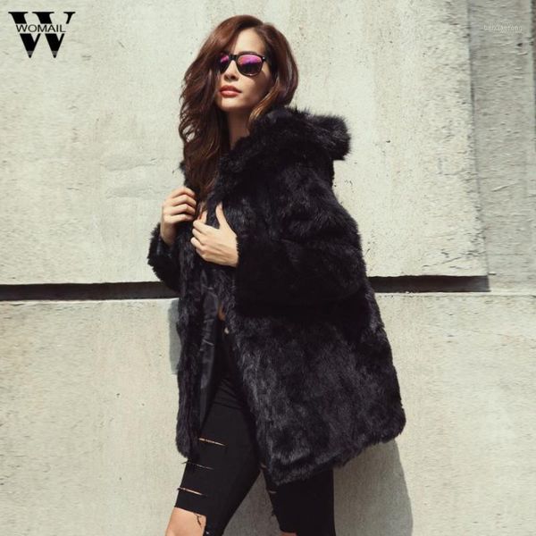 womail new 2017 women warm thickening long coat jacket faux fur mink parka outwear cardigan oc241, Black
womail new 2017 women warm thickening long coat jacket faux fur mink parka outwear cardigan oc241, Black