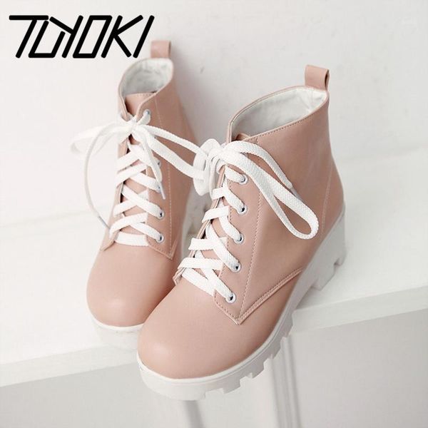 boots tuyoki women shoes round toe thick heel lace up pu leather ladies footwear classic outdoor size 34-431, Black
boots tuyoki women shoes round toe thick heel lace up pu leather ladies footwear classic outdoor size 34-431, Black