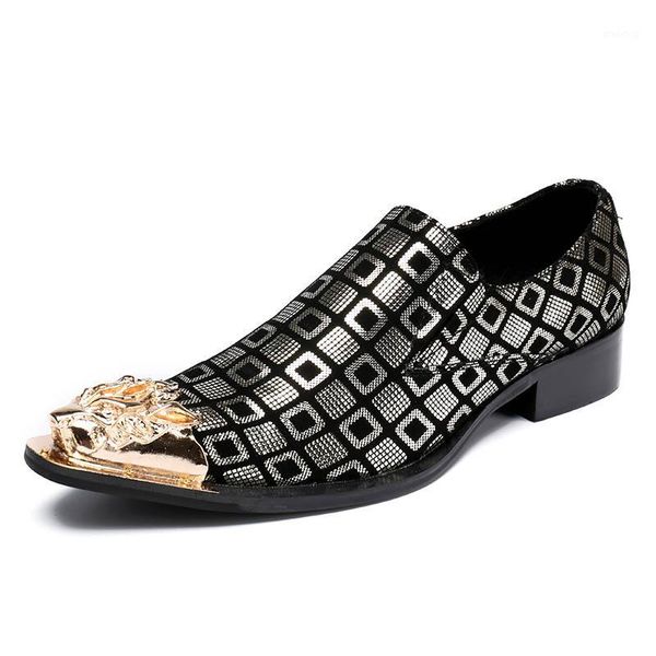dress shoes metal italian men formal pointed toe wedding plaid genuine leather office work block heels male loafers large size1, Black
dress shoes metal italian men formal pointed toe wedding plaid genuine leather office work block heels male loafers large size1, Black