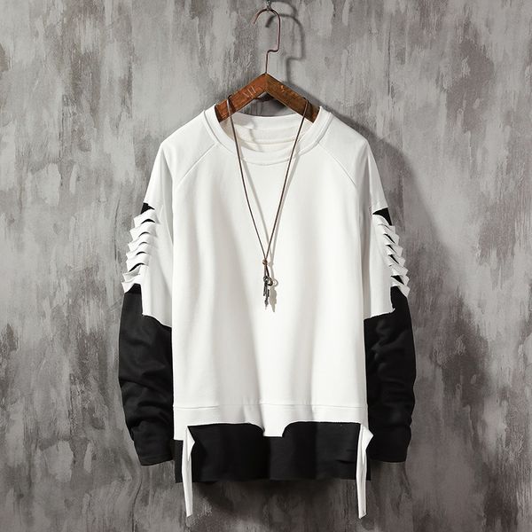 mens fashion broken hole style hip hop sporting hoodies men brand clothing cotton streetwear sweatshirts tracksuit, Black
mens fashion broken hole style hip hop sporting hoodies men brand clothing cotton streetwear sweatshirts tracksuit, Black