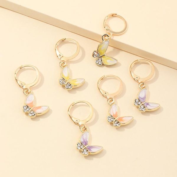 luokey delicate crystal butterfly hoop earrings for women romantic cute funny insect animal earrings female huggie charm jewelry, Golden;silver
luokey delicate crystal butterfly hoop earrings for women romantic cute funny insect animal earrings female huggie charm jewelry, Golden;silver