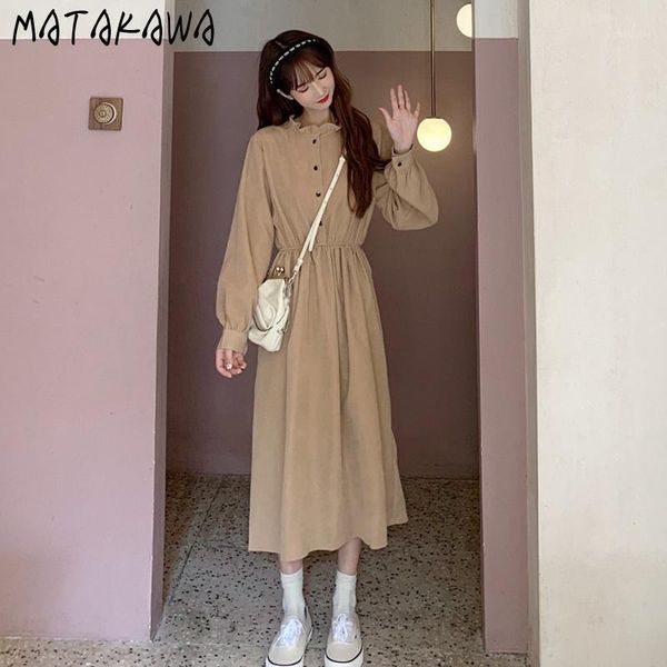 matakawa girlfriends long-sleeved women's dress slim waist long femme robe temperament vintage a-line vestidos1, Black;gray
matakawa girlfriends long-sleeved women's dress slim waist long femme robe temperament vintage a-line vestidos1, Black;gray