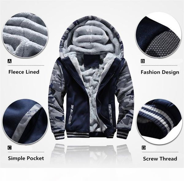 bomber jacket men camouflage autumn winter warm thick velvet casual zipper cardigan coat tracksuit men sweatshirts hoody 4xl new, Black;brown
bomber jacket men camouflage autumn winter warm thick velvet casual zipper cardigan coat tracksuit men sweatshirts hoody 4xl new, Black;brown