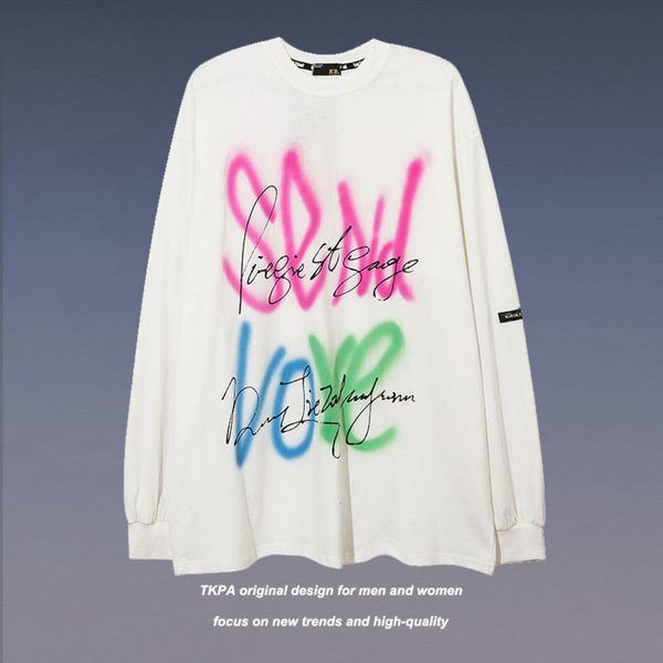 tkpa personalized hip hop graffiti printed sweater men's round neck loose leisure long sleeve lovers street versatile coat, Black
tkpa personalized hip hop graffiti printed sweater men's round neck loose leisure long sleeve lovers street versatile coat, Black