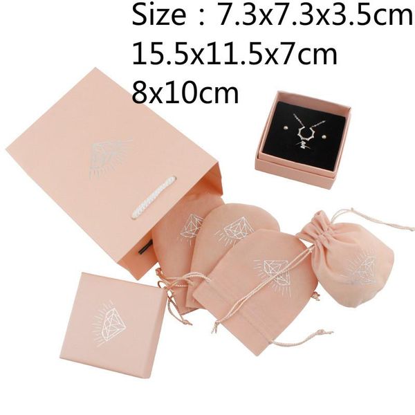 gift wrap personalized pink diamond drawstring bags custom jewelry packaging pouches chic wedding favor flannel cosmetic boxs
gift wrap personalized pink diamond drawstring bags custom jewelry packaging pouches chic wedding favor flannel cosmetic boxs