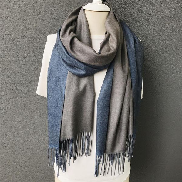 2020 new winter men fashion scarf solid double-side soft cashmere scarves shawls and wraps bandana female tassel, Blue;gray
2020 new winter men fashion scarf solid double-side soft cashmere scarves shawls and wraps bandana female tassel, Blue;gray