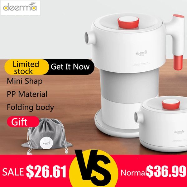 deerma electric kettle folding water kettle fast heating smart flask pot auto power-off 0.6l kettle teapot for travel home
deerma electric kettle folding water kettle fast heating smart flask pot auto power-off 0.6l kettle teapot for travel home