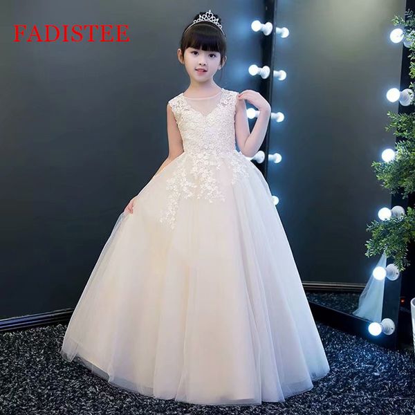 fadistee white floor-length tulle pretty flower girl dresses vestidos lace baby girl infant dress kids formal wear girls dress, White;blue
fadistee white floor-length tulle pretty flower girl dresses vestidos lace baby girl infant dress kids formal wear girls dress, White;blue