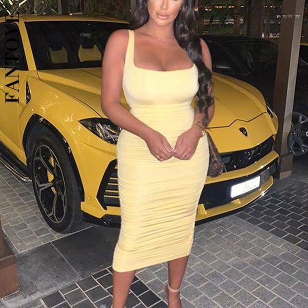 fantoye elegant ruched women's party dress 2020 new casual backless bodycon dress female basic pleated dresses vestidos1, Black;gray
fantoye elegant ruched women's party dress 2020 new casual backless bodycon dress female basic pleated dresses vestidos1, Black;gray