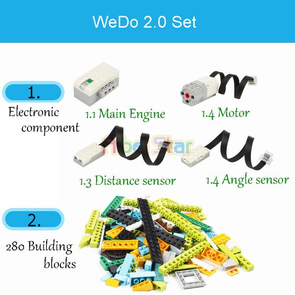 280pcs/lot technic wedo 3.0 robotics construction set building blocks compatible with legoin wedo 2.0 educational diy toys 45300 1008
280pcs/lot technic wedo 3.0 robotics construction set building blocks compatible with legoin wedo 2.0 educational diy toys 45300 1008