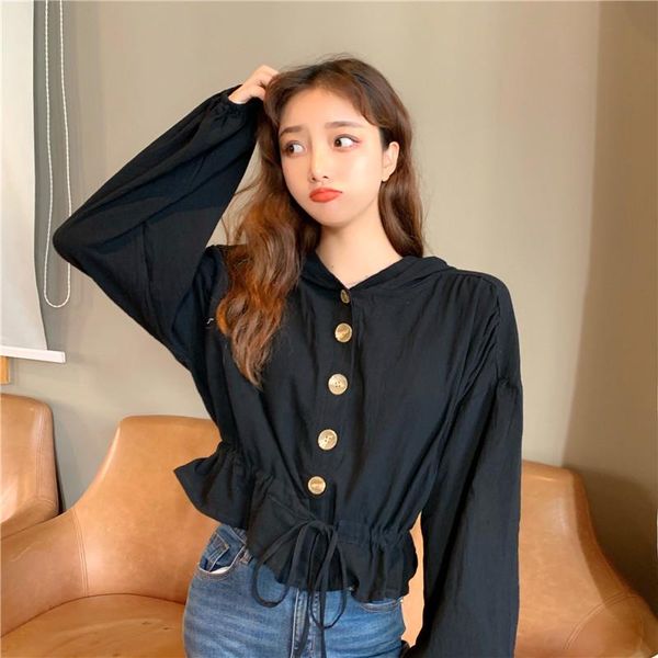 women's jackets coats and ins chic pleated button bow solid single breasted long sleeve loose clothing crop casual style, Black;brown
women's jackets coats and ins chic pleated button bow solid single breasted long sleeve loose clothing crop casual style, Black;brown
