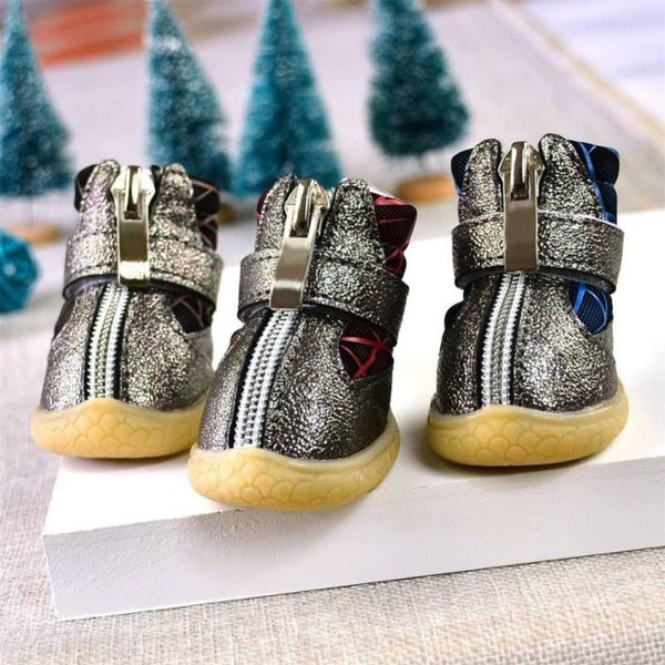 4 pcs/sets dog pu leather sport shoes reflective winter waterproof pet dog puppy martin boots non-slip golden retriever rain sho1
4 pcs/sets dog pu leather sport shoes reflective winter waterproof pet dog puppy martin boots non-slip golden retriever rain sho1