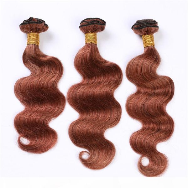 dark auburn malaysian body wave human hair weave bundles #33 copper red wavy virgin hair extensions reddish brown human hair wefts 300gram, Black;brown
dark auburn malaysian body wave human hair weave bundles #33 copper red wavy virgin hair extensions reddish brown human hair wefts 300gram, Black;brown