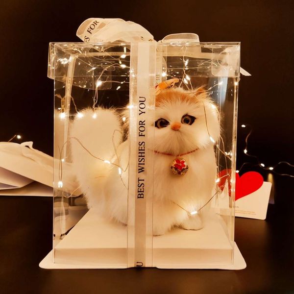 kitten animal model gift called cat pet children's doll will simulate plush toys
kitten animal model gift called cat pet children's doll will simulate plush toys