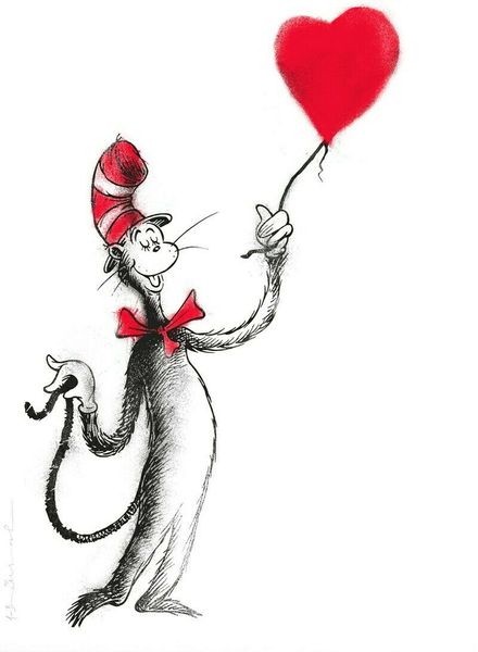 mr brainwash - "the cat and the heart" home decoration handpainted &hd print oil painting on canvas wall art canvas pictures 20102
mr brainwash - "the cat and the heart" home decoration handpainted &hd print oil painting on canvas wall art canvas pictures 20102
