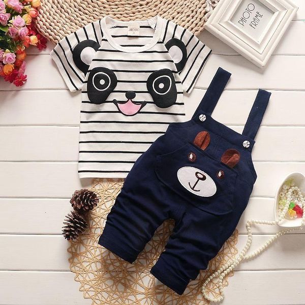 bibicola boys clothing set kids summer panda cartoon children leisure bib pants sets for kids suit striped shirt cuts outfits, White
bibicola boys clothing set kids summer panda cartoon children leisure bib pants sets for kids suit striped shirt cuts outfits, White