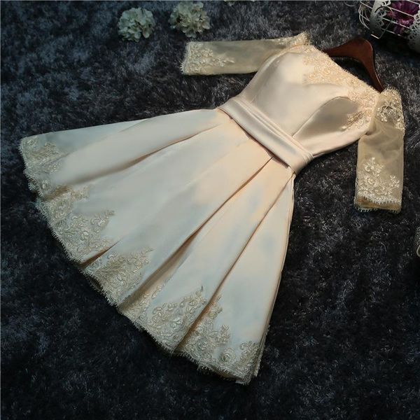 do dower 2019 new satin champagne short evening dress elegant boat neck off the shoulder lace up prom evening soiree l1, White;black
do dower 2019 new satin champagne short evening dress elegant boat neck off the shoulder lace up prom evening soiree l1, White;black