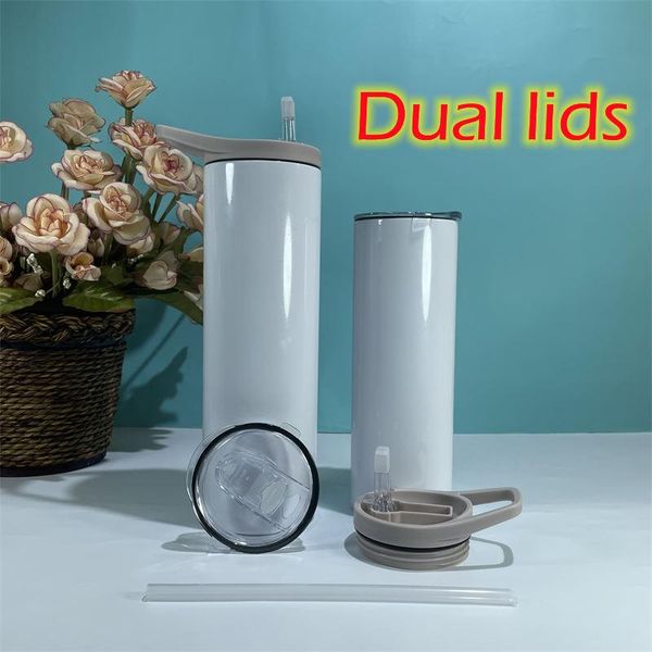 20oz sublimation straight tumblers dual lids blank glossy tumbler with clear straw white box stainless steel portable double wall vacuum ins
20oz sublimation straight tumblers dual lids blank glossy tumbler with clear straw white box stainless steel portable double wall vacuum ins