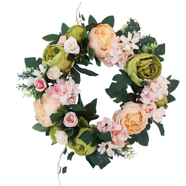 cilected peony artificial flower garland silk flower wreaths door hanging wall window ornament for wedding party decoration1 
cilected peony artificial flower garland silk flower wreaths door hanging wall window ornament for wedding party decoration1