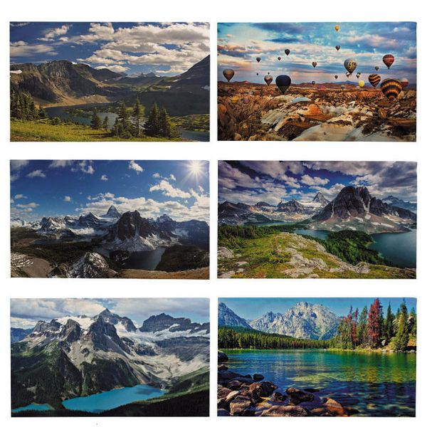 1pcs mountain river scenery printed placemat dining table mat cotton linen pad drink coasters 42*32cm kitchen accessories fj0017
1pcs mountain river scenery printed placemat dining table mat cotton linen pad drink coasters 42*32cm kitchen accessories fj0017