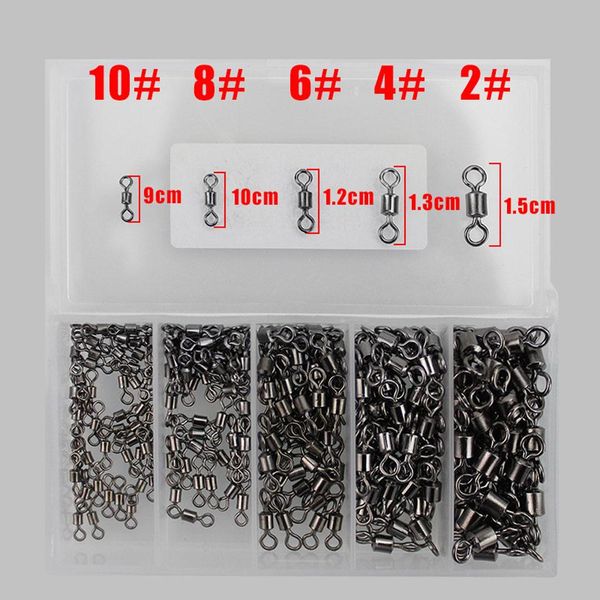 251pcs/set swivel ring set copper alloy solid rolling swivel ball bearing solid rings for fishing swivel snap fishing ring set sqcpvo
251pcs/set swivel ring set copper alloy solid rolling swivel ball bearing solid rings for fishing swivel snap fishing ring set sqcpvo