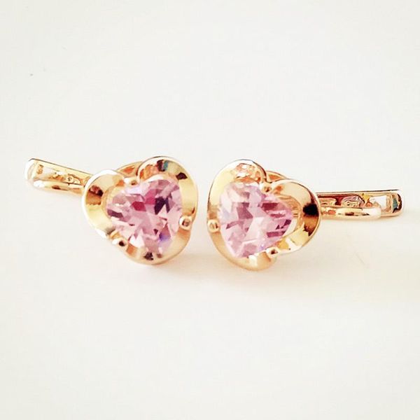 new fashion earring 585 rose gold color jewelry wedding luxury women heart shape pink cubic zircon women drop earrings, Silver
new fashion earring 585 rose gold color jewelry wedding luxury women heart shape pink cubic zircon women drop earrings, Silver