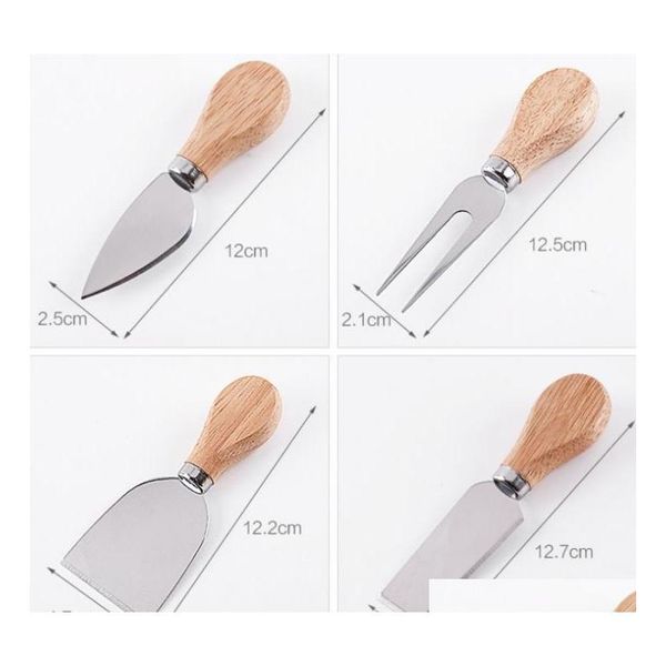 4pcs/set cheese useful tools set oak handle knife fork shovel kit graters for cutting baking ches jlllbt dh_garden
4pcs/set cheese useful tools set oak handle knife fork shovel kit graters for cutting baking ches jlllbt dh_garden