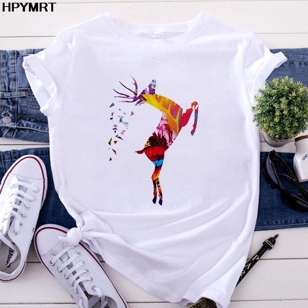 t shirt women 2020 new summer short sleeve elk printed fashion lady tshirt ladies womens graphic female tee t-shirt clothing, White
t shirt women 2020 new summer short sleeve elk printed fashion lady tshirt ladies womens graphic female tee t-shirt clothing, White