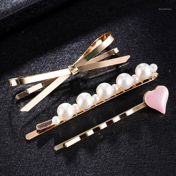 3pcs imitation pearl beads simple barrettes fashion hair accessories hair clips hairpins for women girls wedding decoration 20201, Golden;silver
3pcs imitation pearl beads simple barrettes fashion hair accessories hair clips hairpins for women girls wedding decoration 20201, Golden;silver
