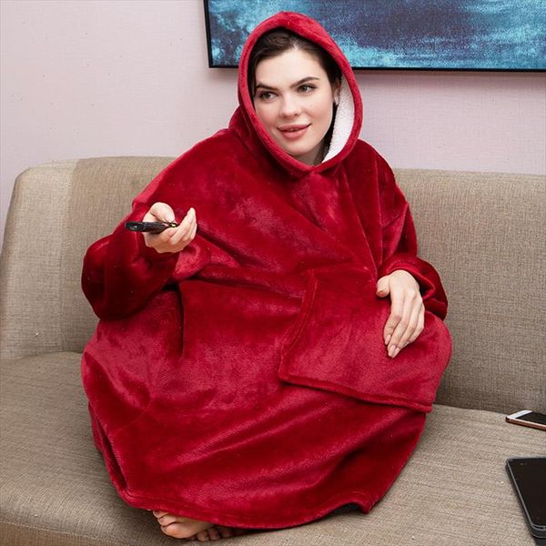 tv blanket with sleeve winter hoodie women hooded coral fleece blanket sweatshirt fur plush giant hoodie woman winter clothes, Black
tv blanket with sleeve winter hoodie women hooded coral fleece blanket sweatshirt fur plush giant hoodie woman winter clothes, Black