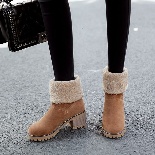 winter suede leather warm snow shoes women boots ankle fashion plush fur velvet boots female booties shoes woman y200115, Black
winter suede leather warm snow shoes women boots ankle fashion plush fur velvet boots female booties shoes woman y200115, Black