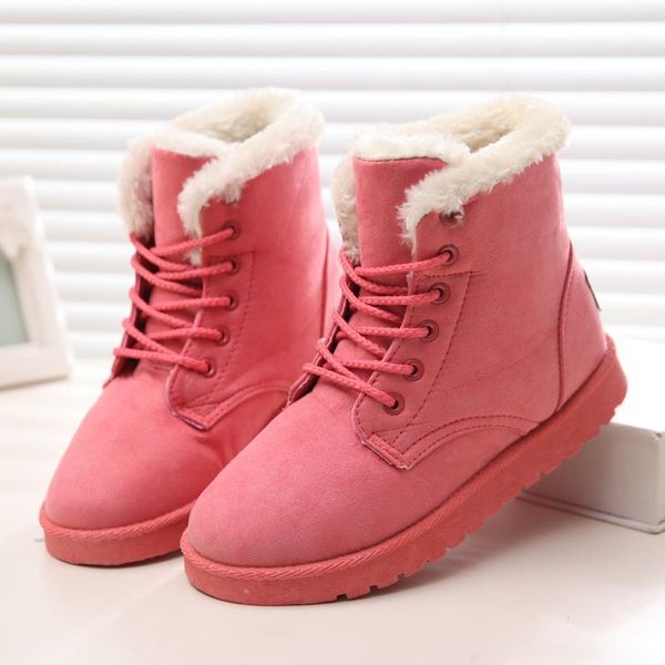 warm fur plush classic women winter snow boots woman ankle snow boots female womens insole botas mujer lace-up1, Black
warm fur plush classic women winter snow boots woman ankle snow boots female womens insole botas mujer lace-up1, Black