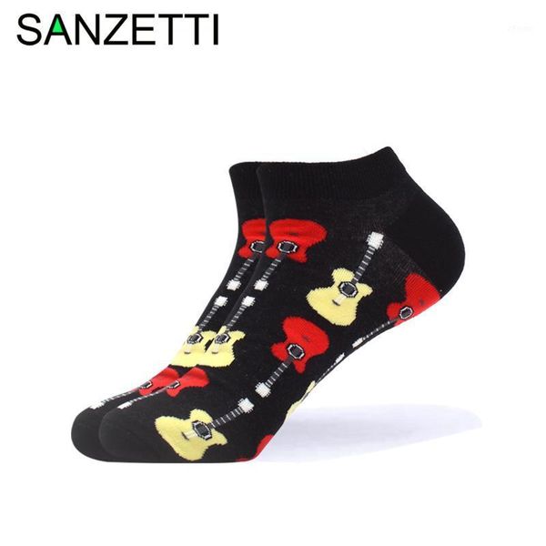 sanzetti 1 pair men's summer casual ankle socks colorful combed cotton funny guitar pattern dress wedding boat socks1, Black
sanzetti 1 pair men's summer casual ankle socks colorful combed cotton funny guitar pattern dress wedding boat socks1, Black