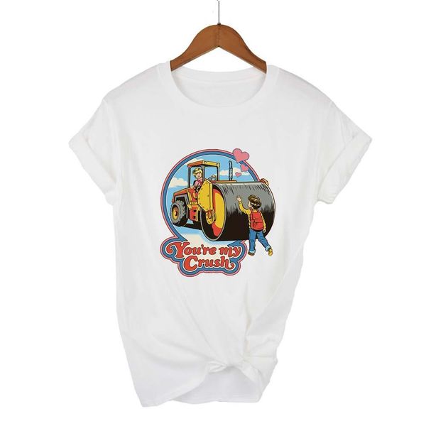 female black humour t shirt spring summer cotton spandex harajuku kawaii tshirts funny cute cartoon round collar t-shirt, White
female black humour t shirt spring summer cotton spandex harajuku kawaii tshirts funny cute cartoon round collar t-shirt, White