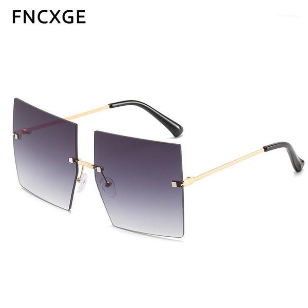 2020 new oversized women sunglasses square rimless fashion flat red clear lens men women's sun glasses outdoor uv400 19091, White;black
2020 new oversized women sunglasses square rimless fashion flat red clear lens men women's sun glasses outdoor uv400 19091, White;black