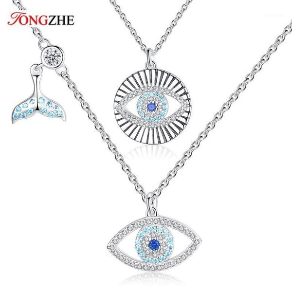 tongzhe fishtail lucky evil eye cz 925 sterling silver necklace women blue crystal pendant turkey jewelry wholesale lots bulk1
tongzhe fishtail lucky evil eye cz 925 sterling silver necklace women blue crystal pendant turkey jewelry wholesale lots bulk1