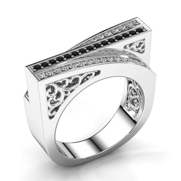 februaryfrost brand new baroque stylish rings for women micro pave zircon stone wholesale lots&bulk pattern design ring for office lady, Silver
februaryfrost brand new baroque stylish rings for women micro pave zircon stone wholesale lots&bulk pattern design ring for office lady, Silver