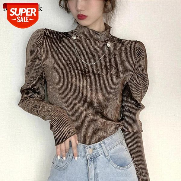 Pleated Short Ladies Tops And Blouses 2021 New Corduroy Loose Vintage Blouses Women Casual Solid Vintage Long Sleeve Shirt 12331 #QY7X, White
Pleated Short Ladies Tops And Blouses 2021 New Corduroy Loose Vintage Blouses Women Casual Solid Vintage Long Sleeve Shirt 12331 #QY7X, White